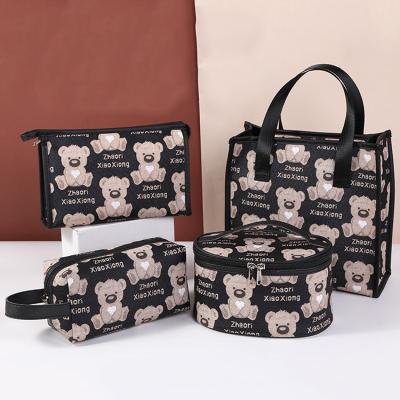 China Travel Waterproof Cosmetic Bag Fashion Multi-size Makeup Storage Portable Folding Cosmetic Bag for sale