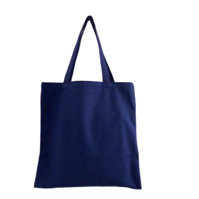 China Wholesale Custom Gift Bag Navy Blue Canvas Tote Bag Promotion Gift Special Purpose Bags for sale