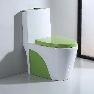 China High Quality White Ceramic Bathroom Sanitary Ware Double-Flow Color Strap Floor-Mounted One-Piece Toilet for sale