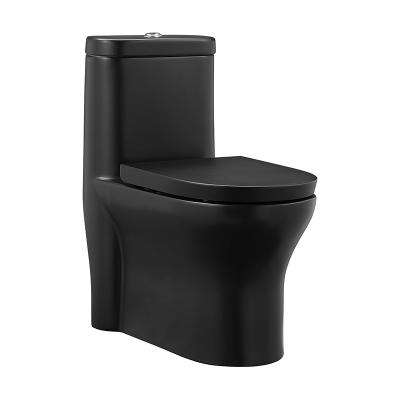 China Double-flush one-piece bathroom toilet for sale