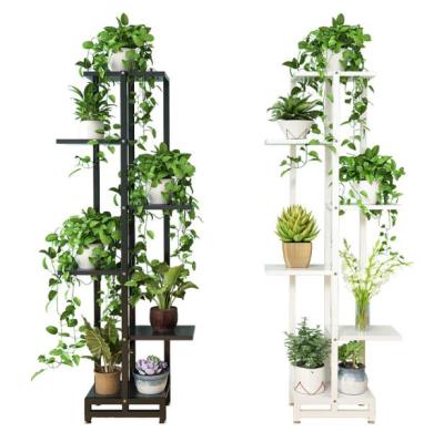 China Modern custom made high quality multi-layer pot rack metal display rack iron flower pot stand for sale