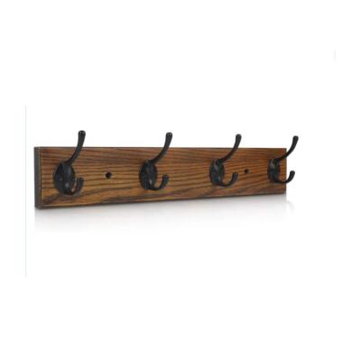 China Environmental friendly and healthy wooden coat hooks coat rack hanger hooks living room kitchen and bathroom for sale