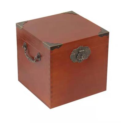 China Good Quality Wooden Storage Boxes Stocked Appropriate Prices With Lock for sale