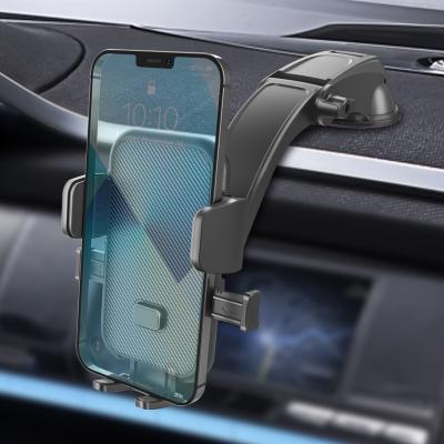 China One Touch celular Windshield Adjustable Adjustable Holder Cradle Dashboard Suction Cup Mobile Phone Mount Car Cell Phone Holder for GPS for sale