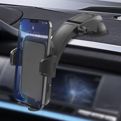 China Adjustable Multifunctional High Quality Strong Suction Cup Dashboard Mobile Phone Bracket Car Mount Windshield Car Phone Holder For GPS for sale