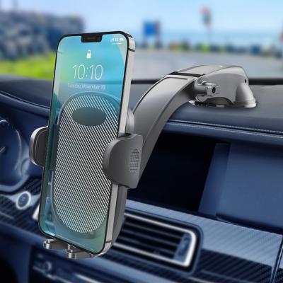 China 2022 Car Dash Mount Mobile Adjustable Tending Holder Phone Holders For Car Suction Cup Holder Stand Car Mobile Phone Mount for sale