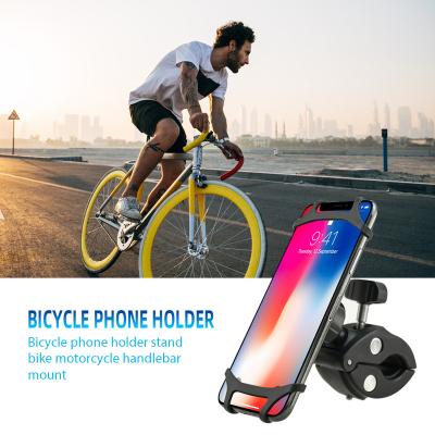 China Best Selling Stronger Stability Silicone Smartphone Bike Mount 360 Degree Rotation Bike Cell Phone Holder Phone Cradle Holder for sale