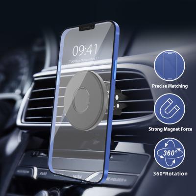 China Factory Price N52 Magnetic Car Air Vent Mount Phone Bracket Adjustable Car Holder Magnetic Phone Holder For MagSafing Iphone 12 for sale