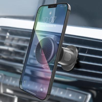 China Professional Manufacturer Adjustable Magnetic Phone Holder Stand Mobile Phone Mount with Metal Hook Air Vent Car Phone Magnetic Holder 360 for sale