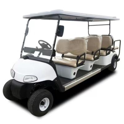 China Chinese Golf Place 2023 Factory Produces 8 Seats Electric Guided Golf Cart With Fast Charging And Long Service Life Hot Selling for sale