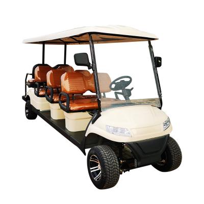 China Chinese Golf Place 2023 Factory Produces 8 Seat New Energy Electric Car Customized Sightseeing Golf Cart Can Be Used For Scenic Reception for sale