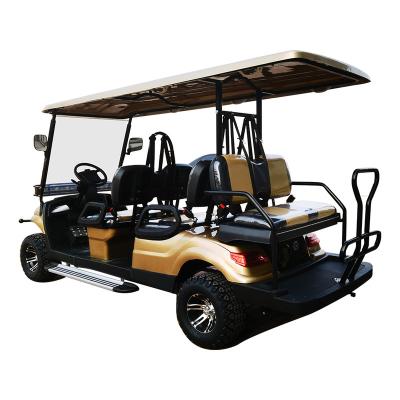 China Electronic Golf Cart Hotel New Golf Place Handle Easy Design Use 6 Passenger With Truck Golf Carrito Buggy Golf Luxury Style for sale