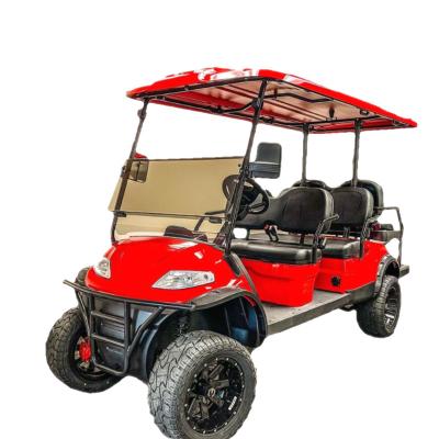 China Golf Seat 6 Seat Electric Sightseeing Buses are suitable for golf courses, hotel transfers, and scenic tours can be customized for sale