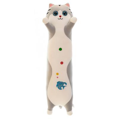 China Fasion Cute Long Body Kids Stuffed Animal Pillow Toys Animal Stuffed Plush Cat Pillow for sale