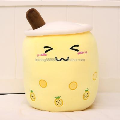 China Wholesale Cartoon Bubble Fasion Spot Plush Toy Teacup Shaped Soft Padded Cushion Back Pillow for sale