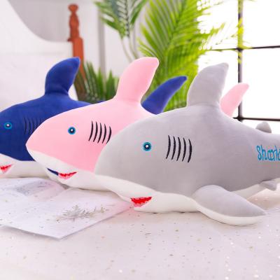 China Fasion Ocean Shark Toy Stuffed Animal Shark Plush Toy Soft Plush Baby Toys Shark Doll Kids for sale