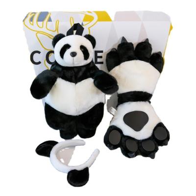 China High Quality Claw Tail Fasion Plush Toy Small Plush Animal Doll Toy The Panda With Bag for sale