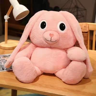 China Cute Custom Stretch Bunny Doll Ear-Pulling Bunny Plush Toy Interactive Toys Ear-Pulling Bunny Fasion Long Legs Plush Toy for sale