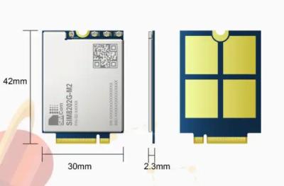 China SIM8202E-M2 SIM8202G-M2 Multi-Band 5G NR LTE-FDD LTE-TDD HSPA+ Modul, das R15 5G NSA/SA bis zu 2,4 Gbps Datenrate unterstützt zu verkaufen