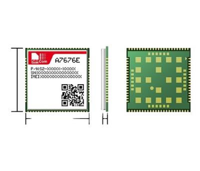 China IoT-apparaten 4G Iot-module A7676E-LASE Simcom CAT1 4G draadloze module Te koop