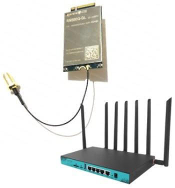 Cina WG3526 4G 5G WIFI Router M2 NGFF/PCIE Modulo Router in standby a doppia scheda con antenna EM160RGL in vendita