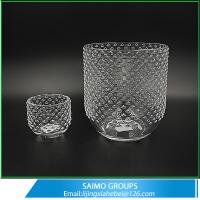 China Wholesale Decorative Home Goods Glass Salad Punch Ice Bowl Set zu verkaufen