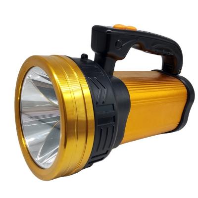 China Portable High Power Portable Strong Light Illumination Rechargeable Floodlight Outdoor Hand Held Spotlight for sale