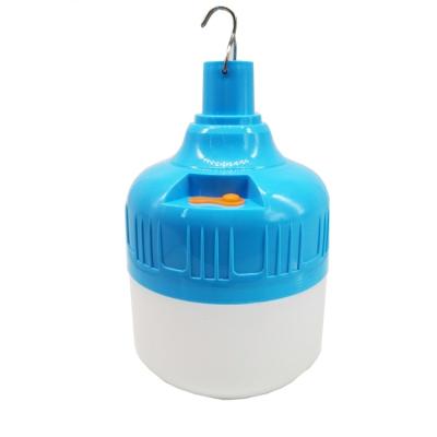 China Rechargeable Led Camping Light Plastic Type Camping Emergency Portable Camping Lantern Outdoor Battery Bulb Original Material Lithium GUA for sale