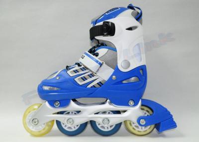 China Zapatos patinadores en línea estables del marco de aluminio para los niños, patines de las cuchillas del rodillo del muchacho en venta