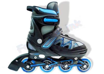 China Zapatos patinadores en línea de aluminio de cuatro ruedas de la PU/patines en línea del hockey para la juventud y el niño en venta