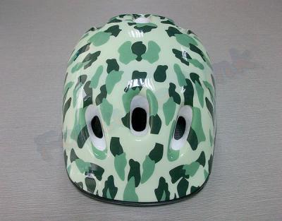 China Custom Adjustable Kids Inline Skating Helmets / Road Bike Helmet with PVC Shell for sale