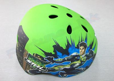 China Cascos patinadores en línea del niño/de la juventud/de los niños 5 salidas de aire, cascos Biking de la montaña verde en venta