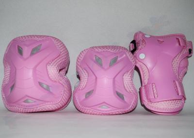 China PP Shell Strong Pink Rollerblade Protective Gear for Girls and Boys Skating Protection Equipment for sale