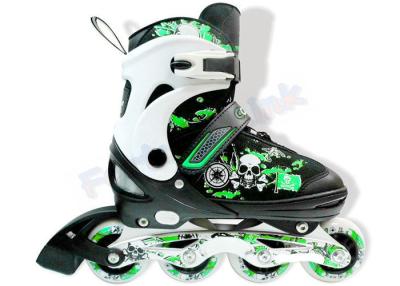 China Patines de los niños/zapatos en línea del patinaje sobre ruedas del hielo con empeine de la malla + del cuero del PVC en venta