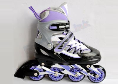 China Anti-Wrinkle Mesh Junior Adjustable Inline Hockey Skates / Roller Hockey Skating Shoes for sale