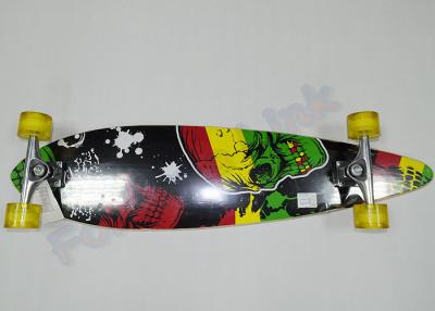 China Kinderfährt kanadisches Ahorn-Holz der Fisch-Form-7ply mit Aluminium-LKW Skateboard zu verkaufen