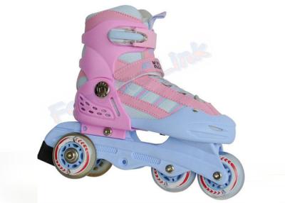 China Plastic Frame Disco Roller Quad Skates for Women , Girls Outdoor Roller Wheel Skate for sale