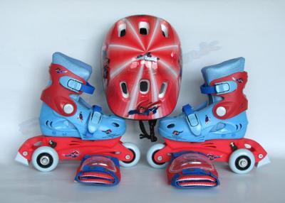 China Kids Outdoor Quad Roller Skates with Helmet / Protective Gear Fashion and Safety for sale