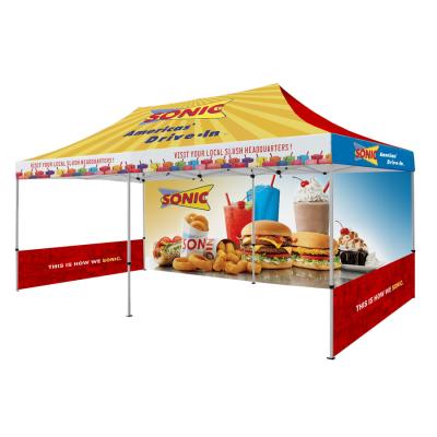 China Portable Outdoor Display Food Stand Restaurant Event Canopy Tent for sale