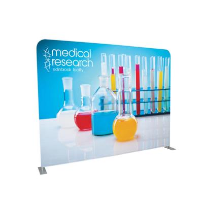 China Advertising Upright Tension Fabric EZ Tube Frame Booth Exhibit Exhibition Display Backdrop Rack for sale