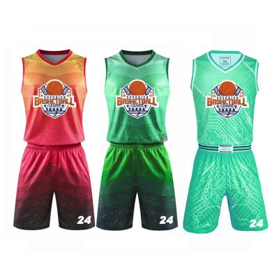 China 2020 Antibacterial Best Selling Wholesale Custom Design Uniforms Cheap Basketball Tank Top Sublimation Mens Basketball Uniforms for sale