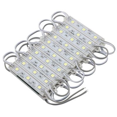 China Waterproof Epoxy AlGaInP 75X12X4mm SMD 5054 3LEDS LED Module Light for sale