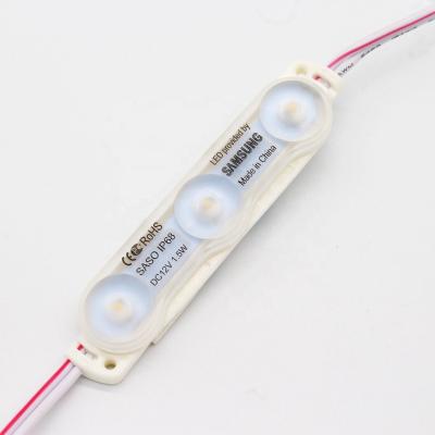 China AlGaInP 1.5W 2835SMD High Lumen 170 Angle Waterproof SMD 2835 Injection 3LEDS LED Module Light for sale