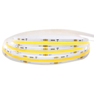 China IP20 12/24V 10W/16W Decorative Indoor Office Cuttable COB Led Strip for sale