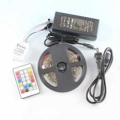 China LANDSCAPE Full Set 5050 SMD 5m 30leds 60leds Color Changing WS2811 LED Pixel Strip with 24 Keys Remote Controller for sale