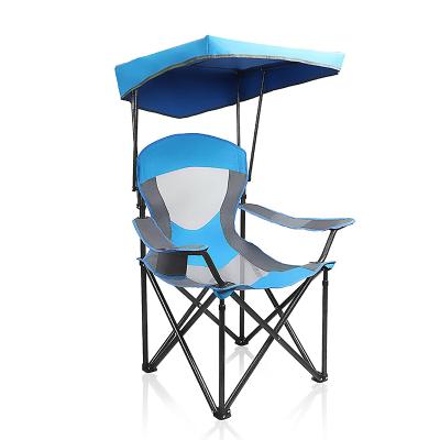 China Everich Contemporary Outdoor Premium Folding Canopy Chairs Portable Carp Fishing Chair With Cupholder for sale