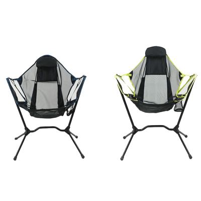 China Everich Modern Outdoor Camping Chairs Folding Beach Swing Chair Portable Backrest for sale