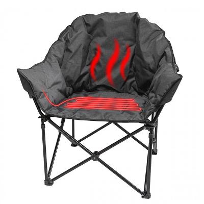 China Modern Outdoor Warm Camping Chair For Fishing Portable Moon Heated Chair for sale