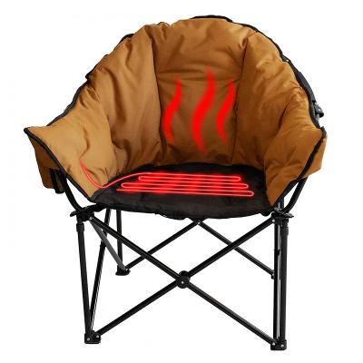 China Modern Outdoor Folding Camping Chair Heated Carp Fishing Moon Chair for sale