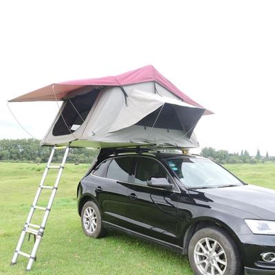 China Camouflage play camping 4wd tent box hardtop roof top tent /outdoor car foldable hard open roof vehicle shell field top tent for sale